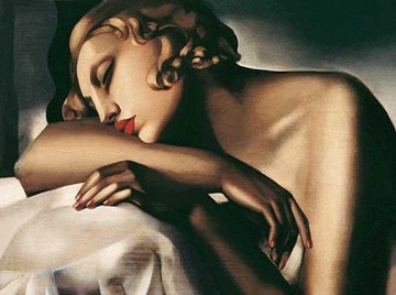 Tamara de Lempicka œuvres - le dormeur 1932 contemporain Tamara de Lempicka